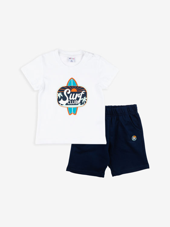Picture of YF1135 BOYS TWO PIECE COTTON SET